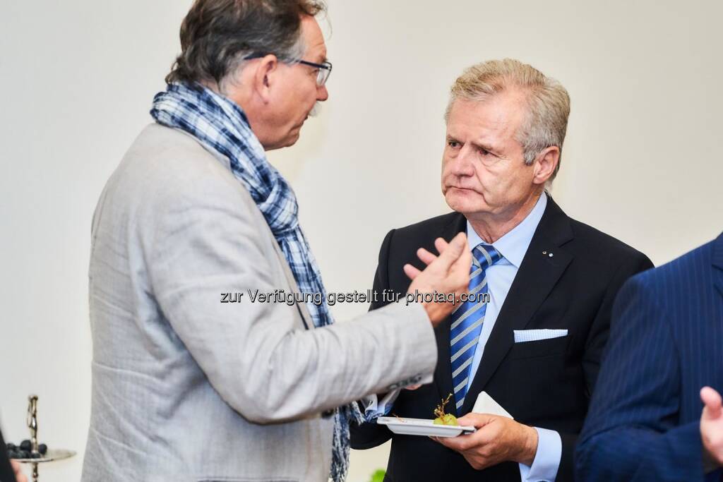 Nikolai de Arnoldi (Honorary Consul Cote d' Ivoir), Josef Absenger (Absenger Gruppe), © FotoLois.com / Alois Spandl (24.10.2019) 