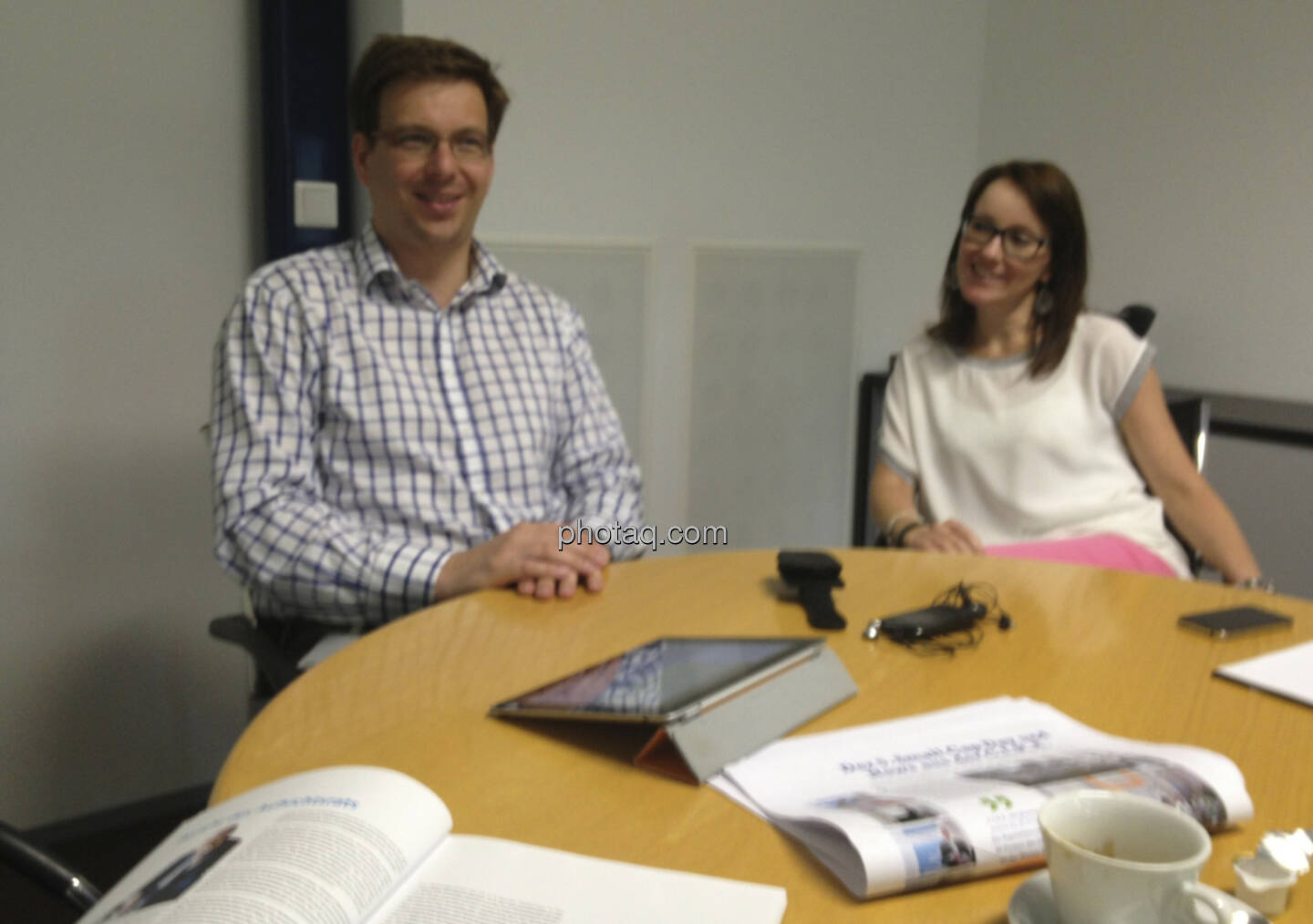 ... im Talk mit Martin Theyer und Christina Schuller bei AT&S in Leoben