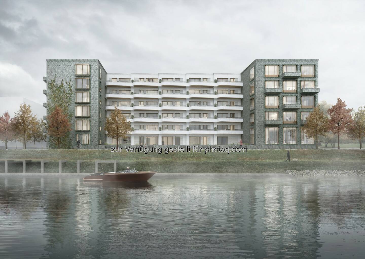  CA Immo hat einen Architekturwettbewerb für ein weiteres Büro- und Wohngebäude im Quartier Zollhafen Mainz abgeschlossen. Die Jury unter dem Vorsitz von Prof. Johann Eisele prämierte den Entwurf von happarchitecture. JJH Architektengesellschaft mbH einstimmig mit dem 1. Preis. Quelle: CA Immo