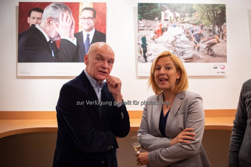 Claus Reitan (Journalist), Karin Strobl (Heidi Glück Consulting), © Luiza Puiu (11.11.2019) 