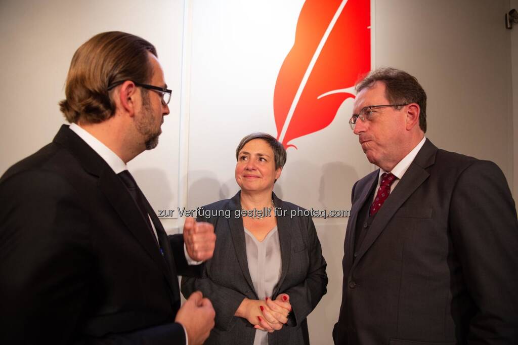 Clemens Pig (Geschäftsführer der APA), Daniela Kraus, Andreas Koller, © Luiza Puiu (11.11.2019) 