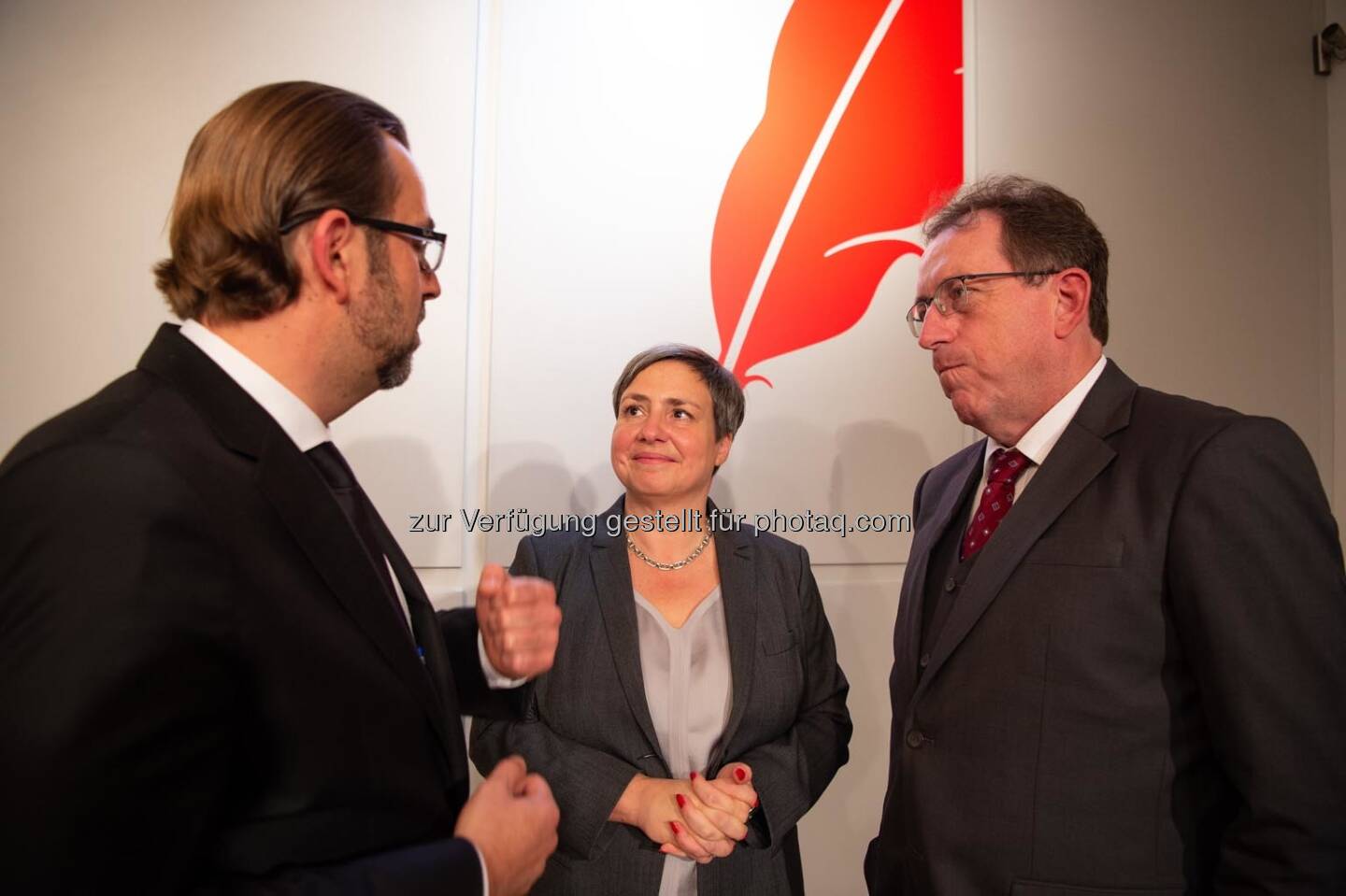 Clemens Pig (Geschäftsführer der APA), Daniela Kraus, Andreas Koller