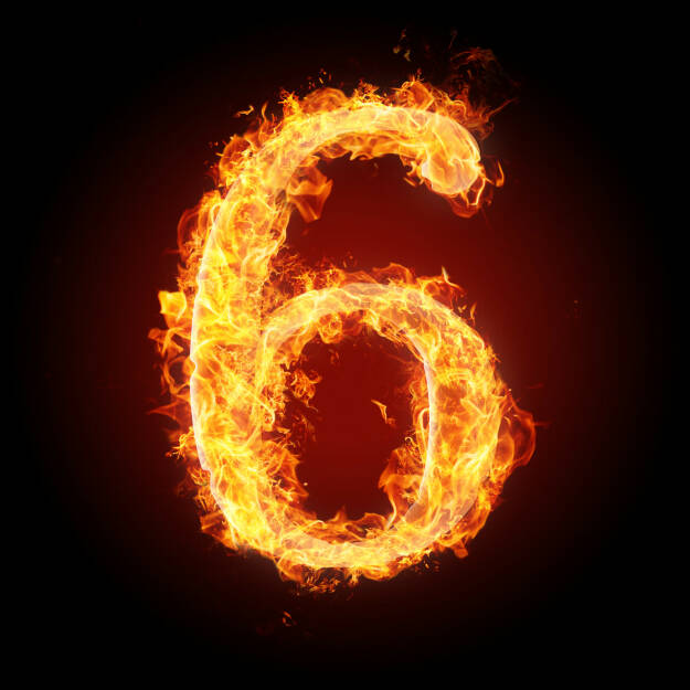 sechs - 6, Feuer, heiß - https://de.depositphotos.com/45320803/stock-photo-fonts-numbers-and-symbols-in.html, © <a href=