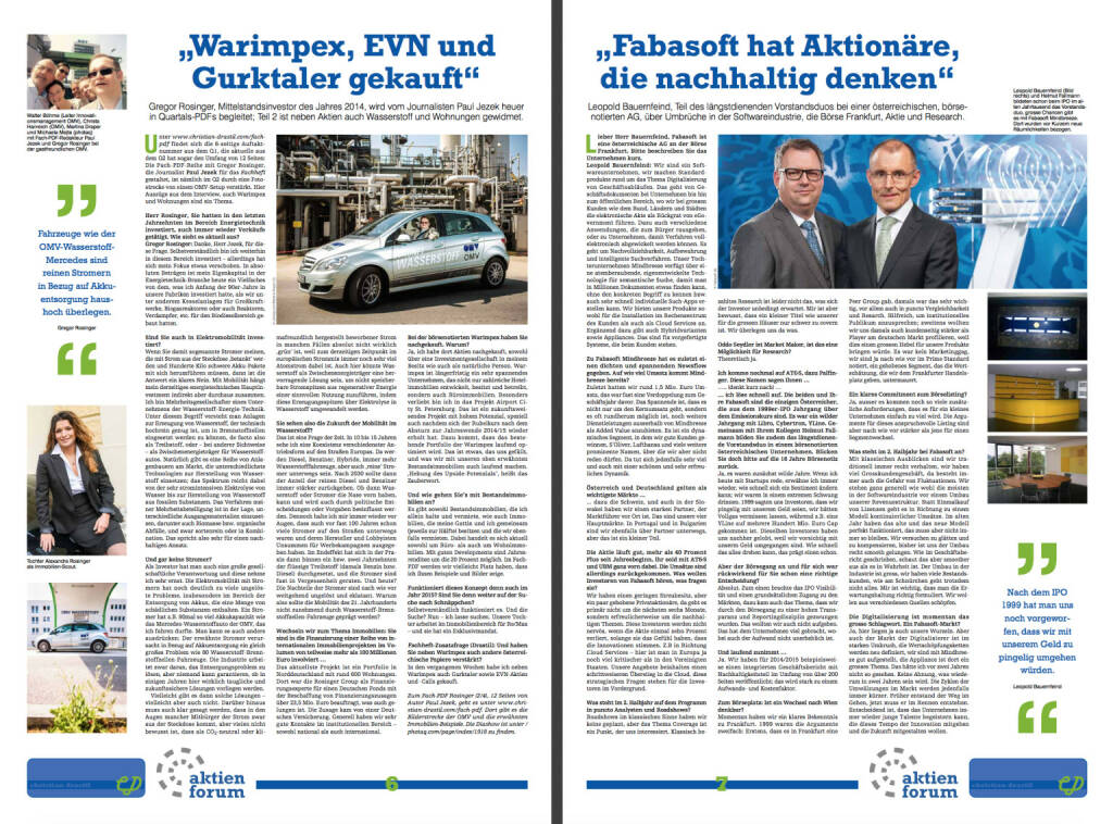 Warimpex, EVN, Gurktaler und Fabosoft im Fachheft 35, Juli 2015 (02.12.2019) 