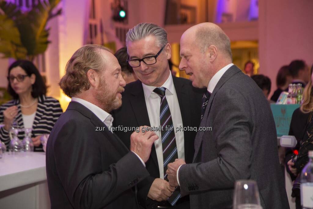 Georg Panholzer (VGN), Manfred Nosek (bankdirekt.at) und Andreas Weber (Chefredakteur trend), © (c) Juergen Hammerschmid (04.12.2019) 