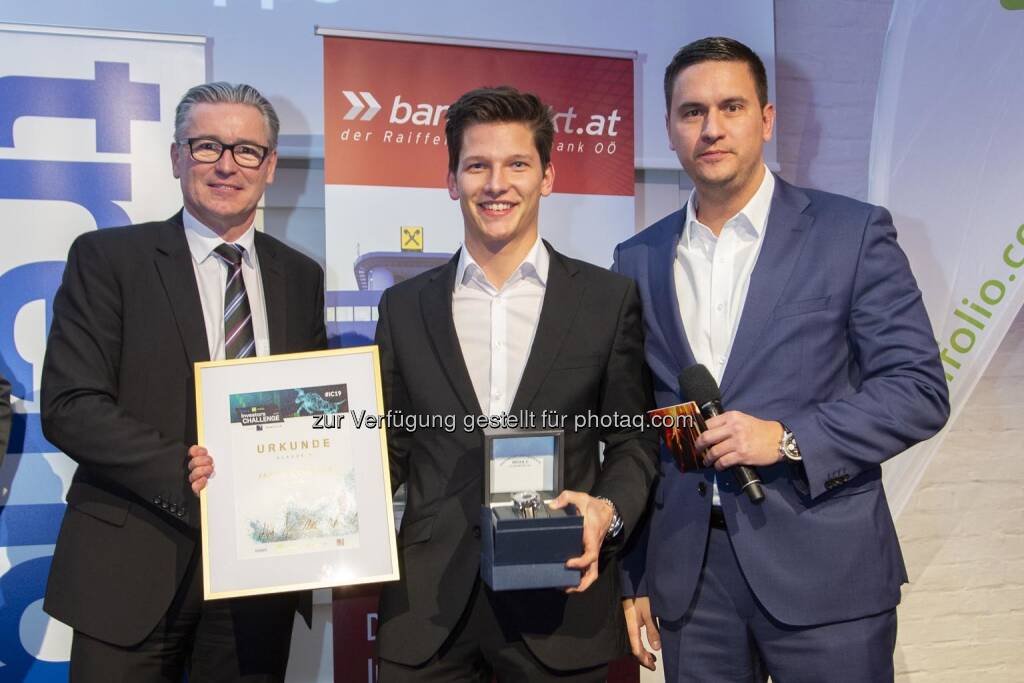 Manfred Nosek (bankdirekt.at), Jakob Schober (Platz 2 #IC19), Ralf Six (MD trend), © (c) Juergen Hammerschmid (04.12.2019) 