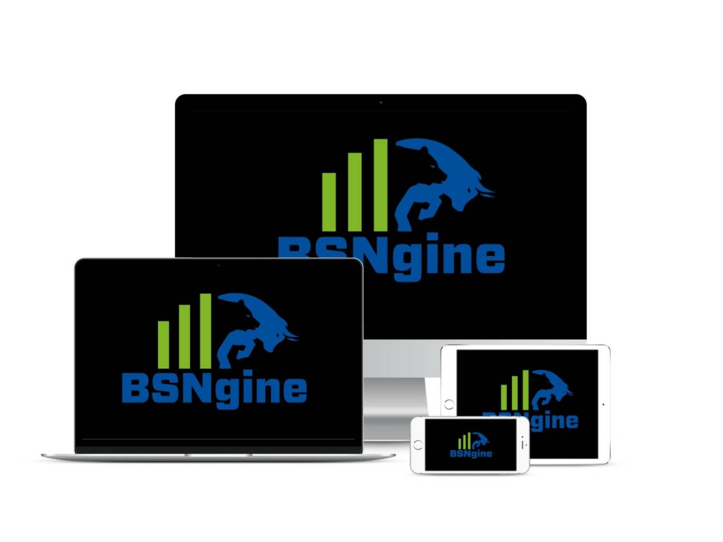 BSNgine, Display, Computer, Laptop, Tablet, Handy, black