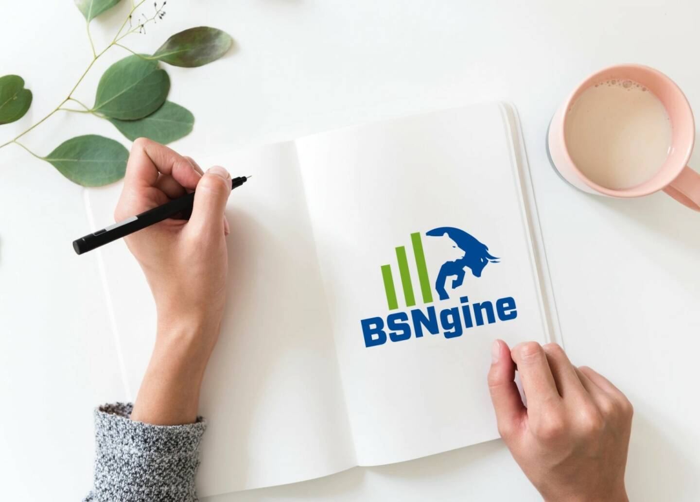 BSNgine, book, coffee, pencil