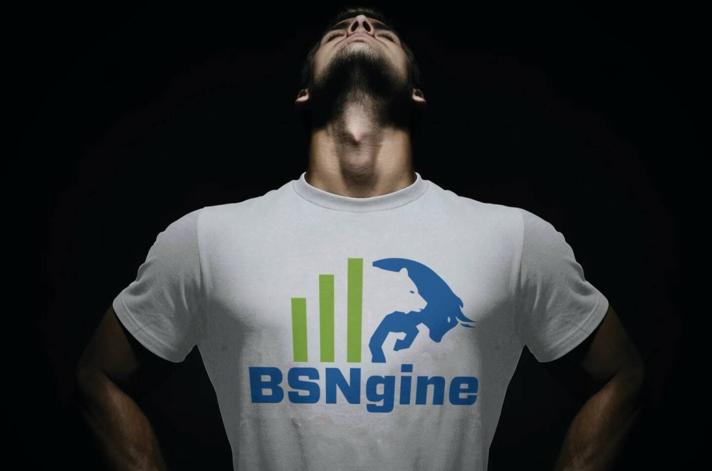 BSNgine, man, T-shirt, muscles