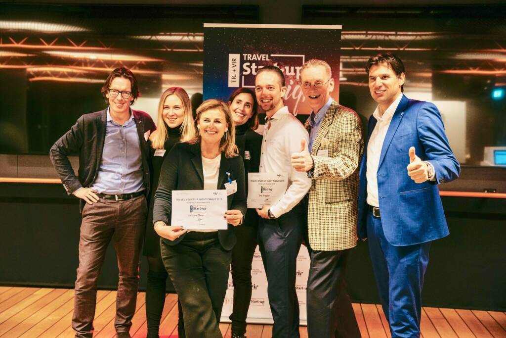 Die österreichischen Vertreter haben bei bei der Wahl zum Start Up des Jahres 2019 Flagge gezeigt. Eine Fachjury kürte das Travel-Start Up des Jahres. 8 Gründer*innen, jeweils die Gewinner der 5 Start Up Nights 2019, traten mit ihren Pitches an. Aus Österreich waren welcome places und Bus-Angebot vertreten. Der Travel Industry Club Austria (TIC-A), der Salzburger Akzelerator Next Floor und Falkensteiner-Ventures begleiteten die heimischen Start Ups am 4. Dezember zu Google nach Hamburg. Credit: Travel Industry (09.12.2019) 