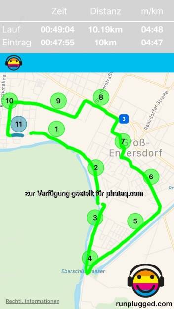 10k in Pace 4:47 (03.01.2020) 