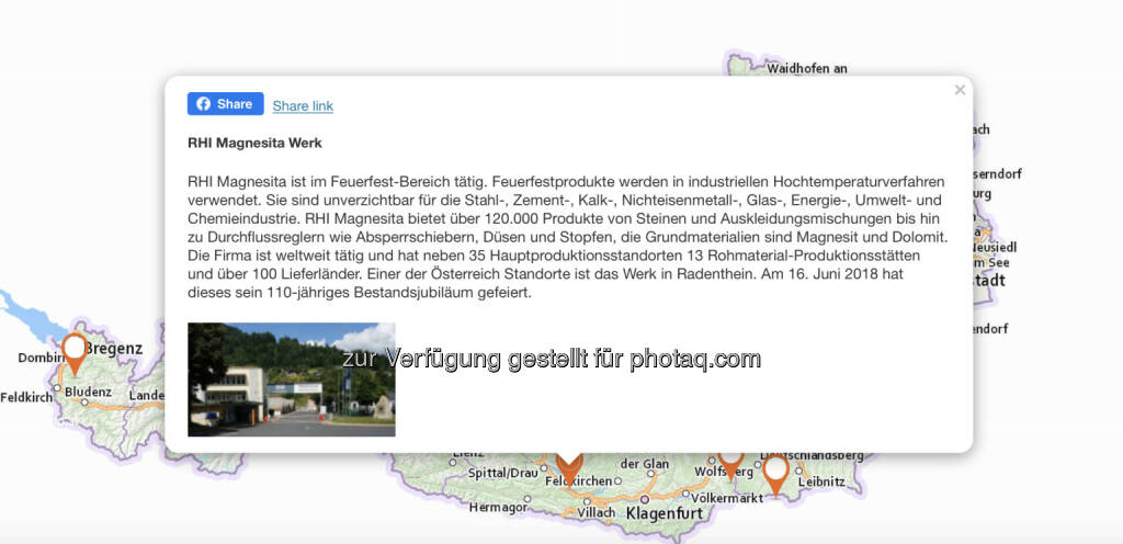 RHI Magnesita in Radenthein auf http://www.boerse-social.com/ (20.01.2020) 