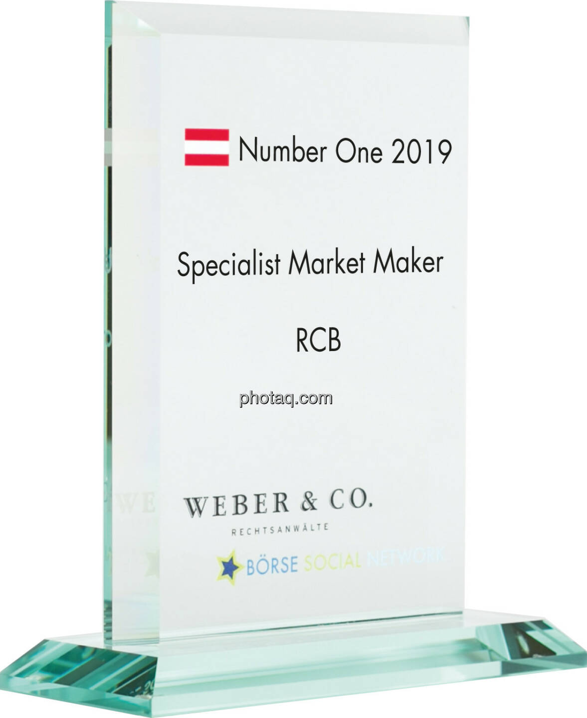 Number One Awards 2019 - Specialist Market Maker RCB