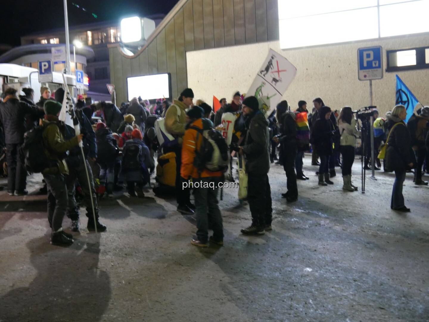 Davos Demonstranten