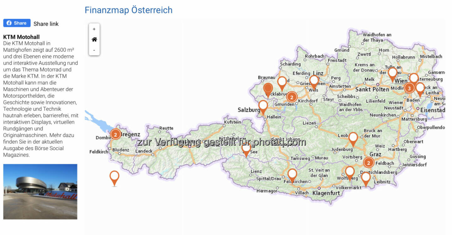 KTM Motohall in der http://www.boerse-social.com/finanzmap