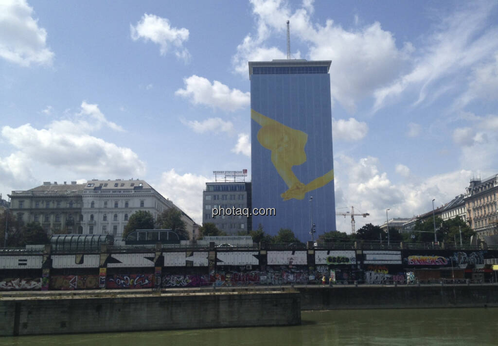 Ringturm, VIG, Donaukanal (14.07.2013) 