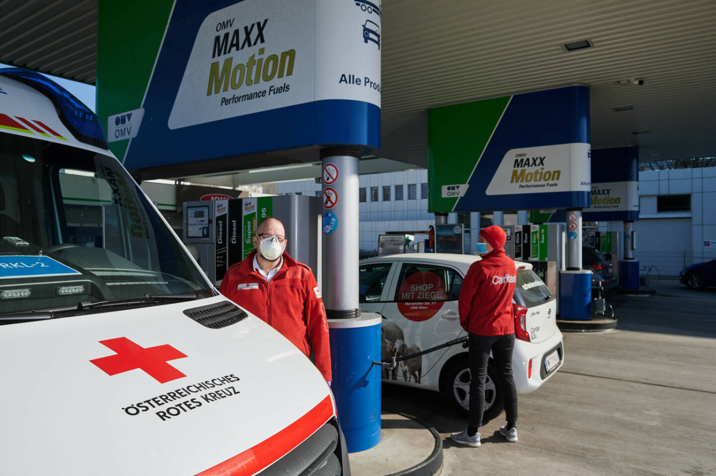 OMV spendet  1 Mio. Euro – jeweils EUR 500.000 für das Österreichische Rote Kreuz und die Caritas Österreich zur Unterstützung in der Corona-Krise; Credit: OMV