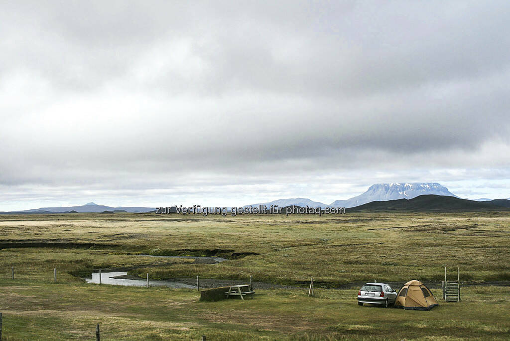 Campingplatz - Island, © Gabriele Hartweger (15.07.2013) 