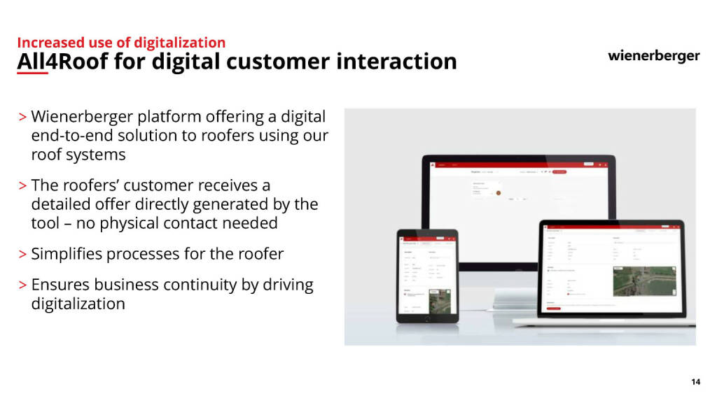 Wienerberger - All4Roof for digital customer interaction (29.04.2020) 