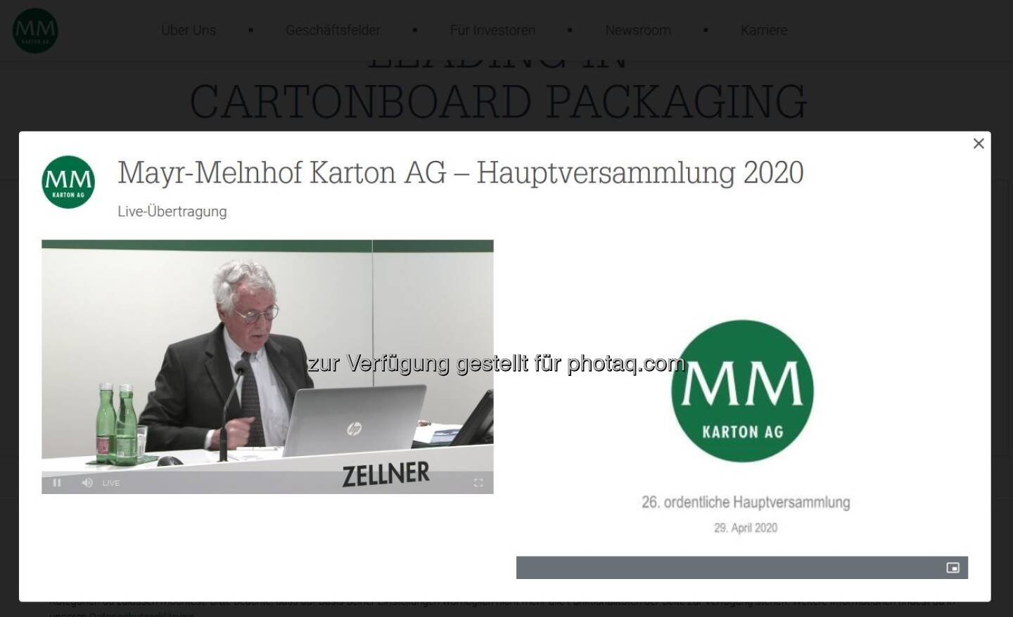 MM-HV 29.4.20, ARV Zellner