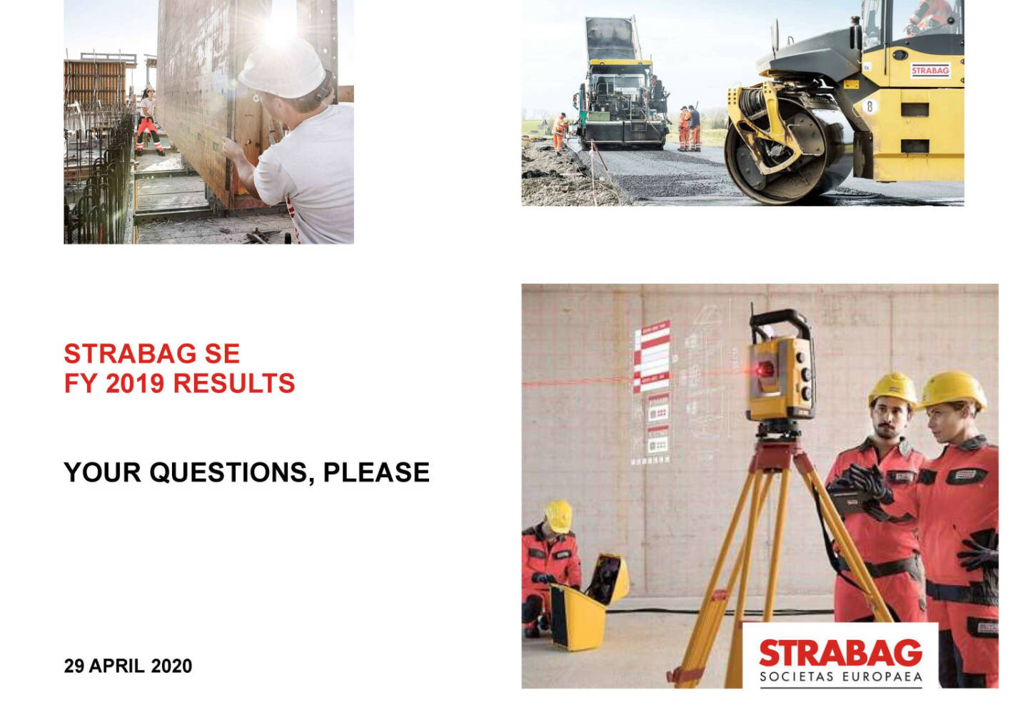 Strabag - FY 2019 results