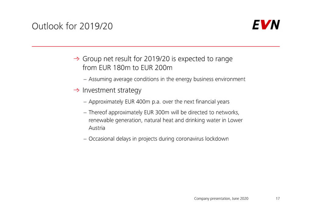 EVN - Outlook for 2019/20 (04.06.2020) 