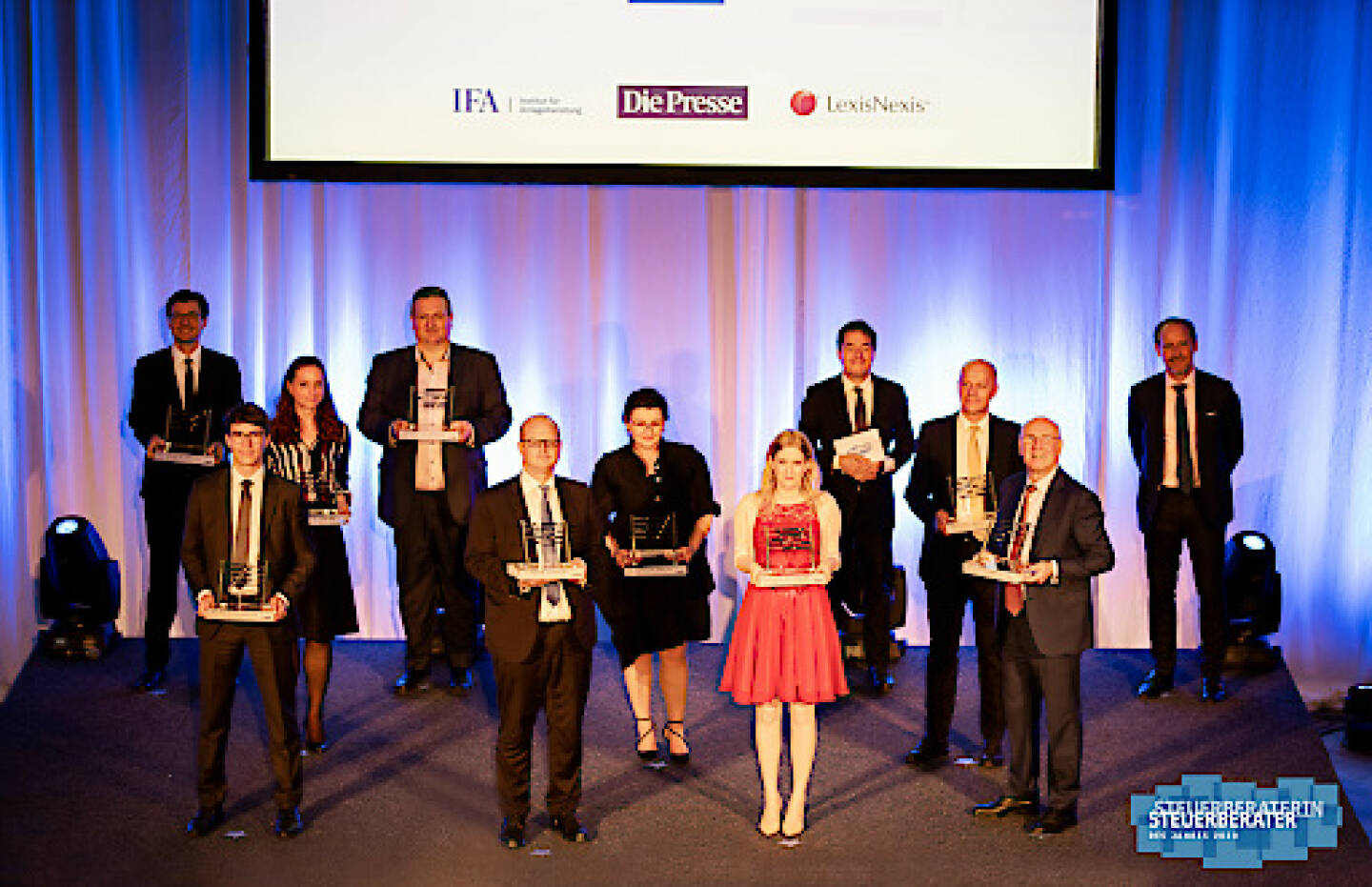 Die stolzen Preisträgerinnen und Preisträger der sieben Fachkategorien sowie der Awards „Lebenswerk“ und „Rookie of the Year“ wurden am 4. Juni in den Wiener Sofiensälen ausgezeichnet. Fotocredit:IFA AG