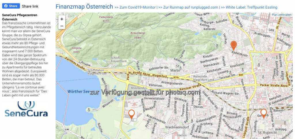 SeneCura Pflegezentren Österreich auf der http://www.boerse-social.com/finanzmap  (05.06.2020) 