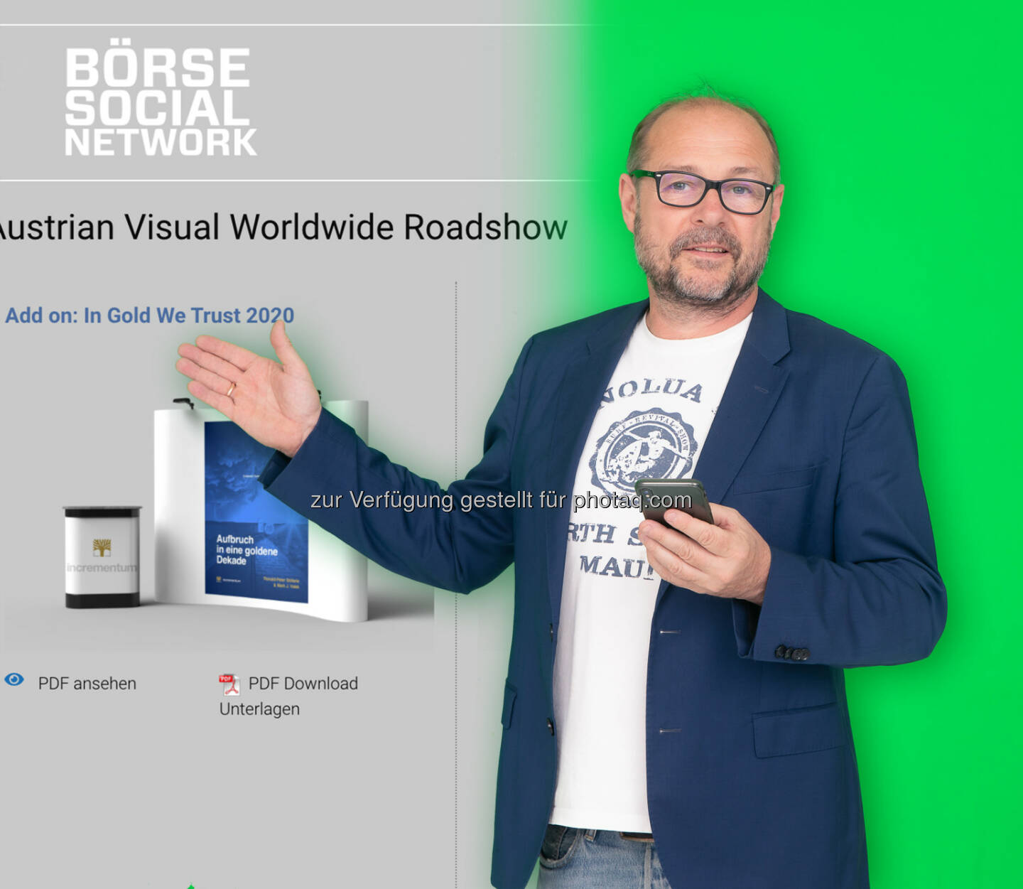 Ex-WirtschaftsBlatt-Fotograf Richard Tanzer wird mit dem Börse Social Network die Austrian Visual Worldwide Roadshow youtube-gerecht und in enger Kooperation mit den präsentierenden Unternehmen aufbereiten https://boerse-social.com/austrianworldwideroadshow