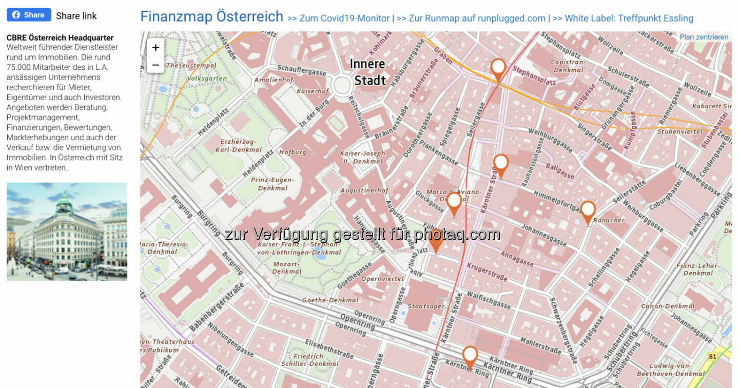 CBRE Österreich Headquarter auf http://www.boerse-social.com/finanzmap