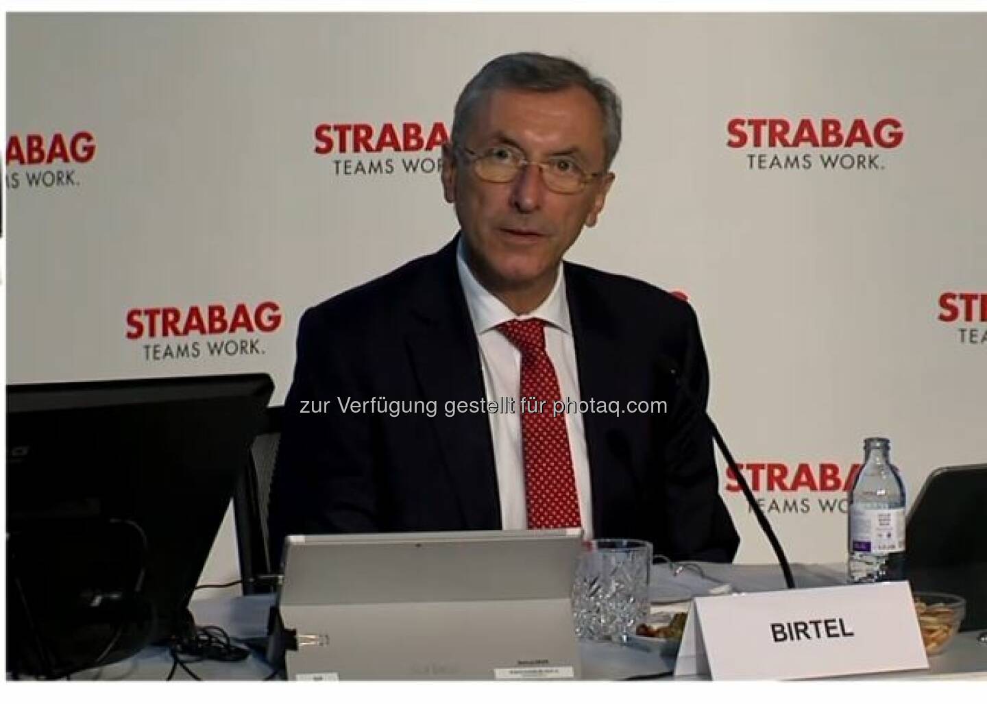 CEO Thomas Birtel, Strabag-HV am 19.6.20