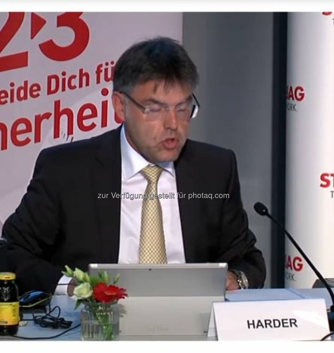 CFO Christian Harder, Strabag-HV am 19.6.20