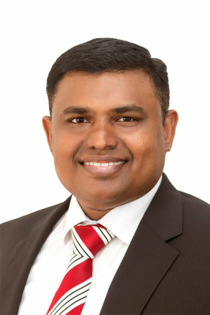 Addiko Bank AG: Ganesh Krishnamoorthi zum Chief Retail, IT and Digitalization Officer mit 1. August 2020 ernannt, er war zuvor u.a. bei Santander, Bawag und bei der Anadi Bank; Fotoquelle: Anadi Bank (22.06.2020) 