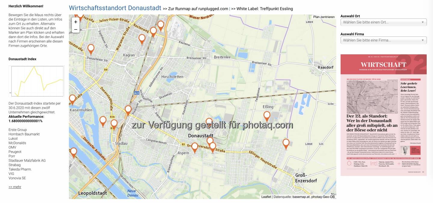 Wirtschaftsstandort Donaustadt https://www.boerse-social.com/plan/donaustadt