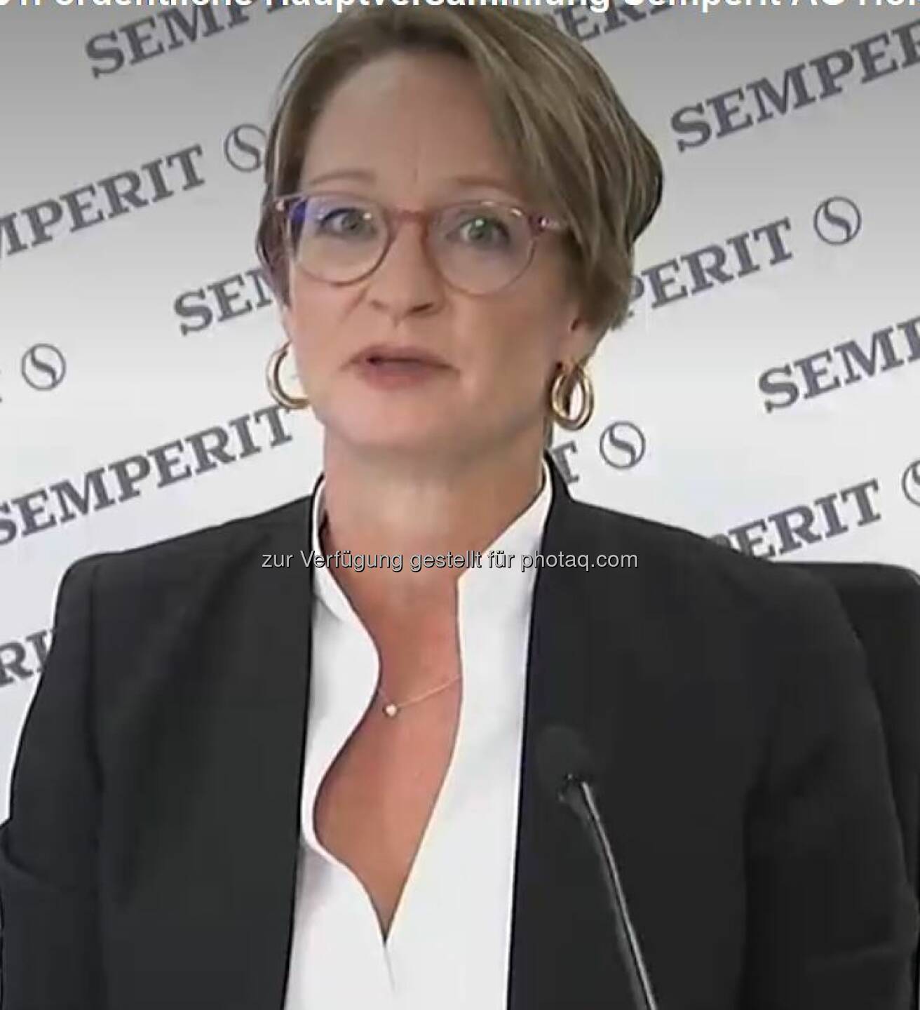 Interims-CFO Petra Preining, Semperit-HV 22.7.2020