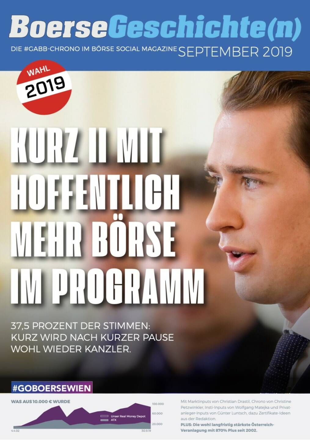 Börsegeschichte(n) September 2019 - Kurz II mit hoffentlich mehr Börse im Programm