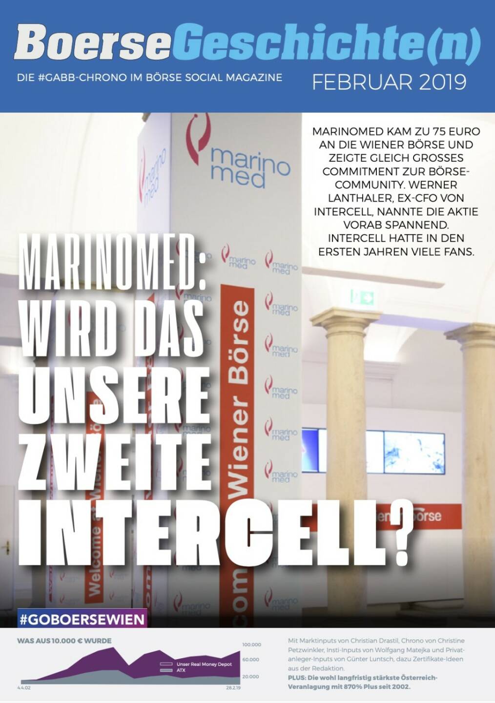 Börsegeschichte(n) Februar 2019 - Marinomed: Wird das unsere zweite Intercell?