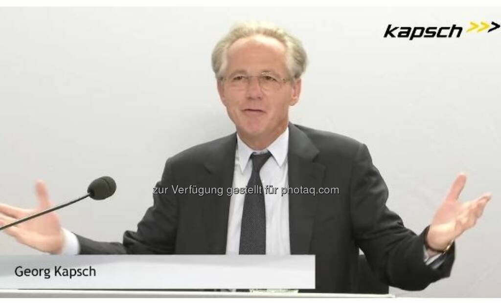Georg Kapsch, CEO, HV der Kapsch TrafficCom AG, 9.9.2020 (13.09.2020) 