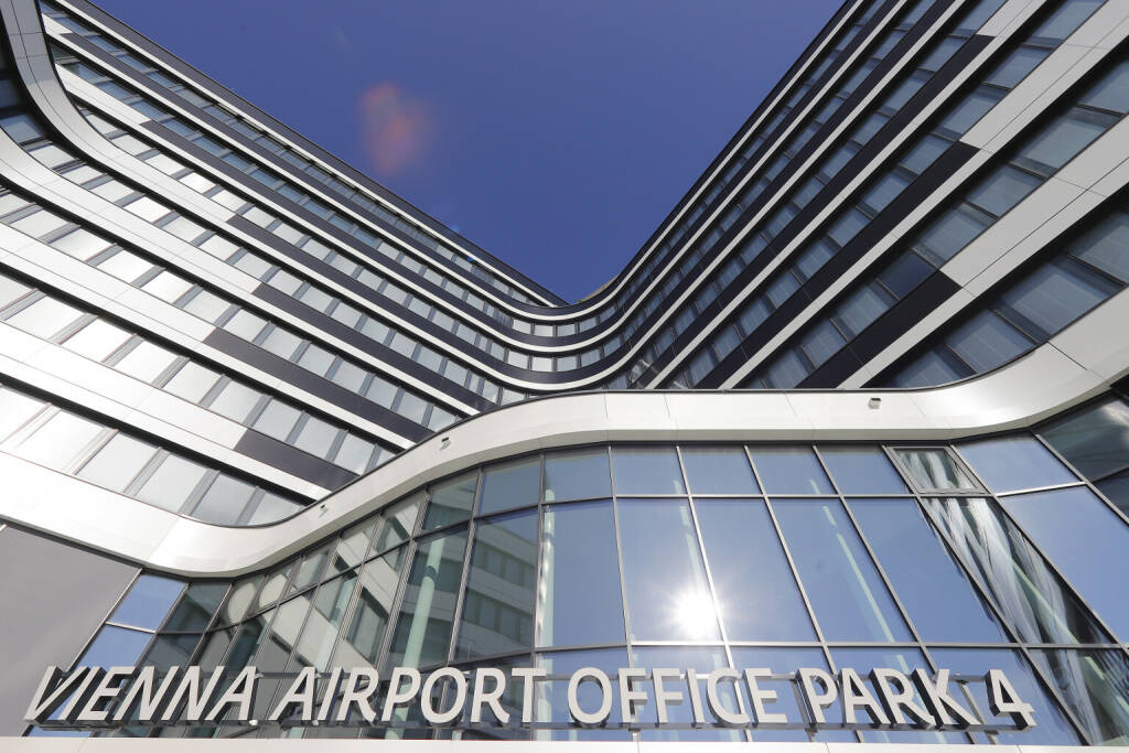 Office Park 4 am Flughafen Wien geht in Betrieb. HNP architects entwickelt einen der modernsten Bürokomplexe Österreichs; Fotocredit: Flughafen Wien AG, © Aussender (14.09.2020) 
