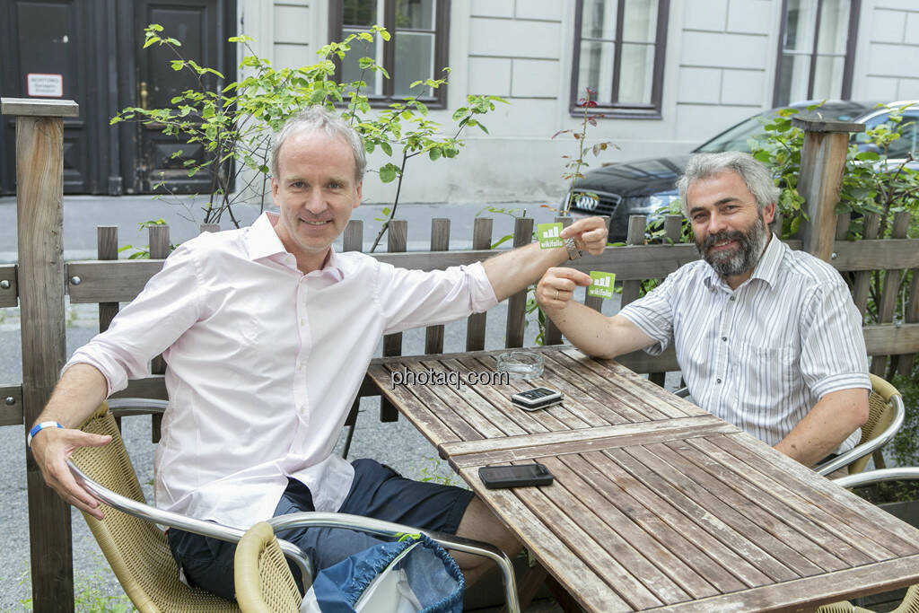 Christian Drastil, Thomas Irmler, wikifolio-Pickerl, © finanzmarktfoto.at/Martina Draper (25.07.2013) 