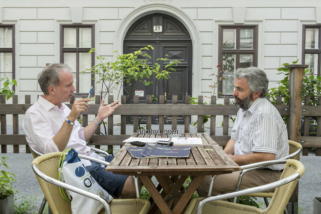 Christian Drastil, Thomas Irmler, © finanzmarktfoto.at/Martina Draper (25.07.2013) 