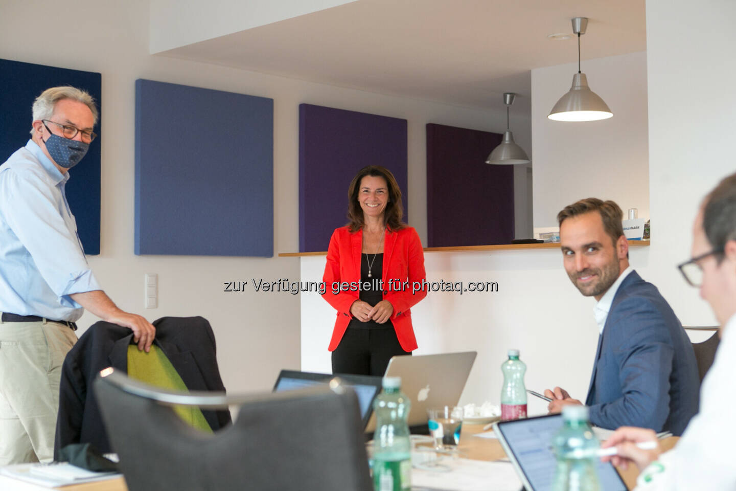 Bernhard Grabmayr, Gudrun Egger (Erste Group), Philipp Arnold (RCB)