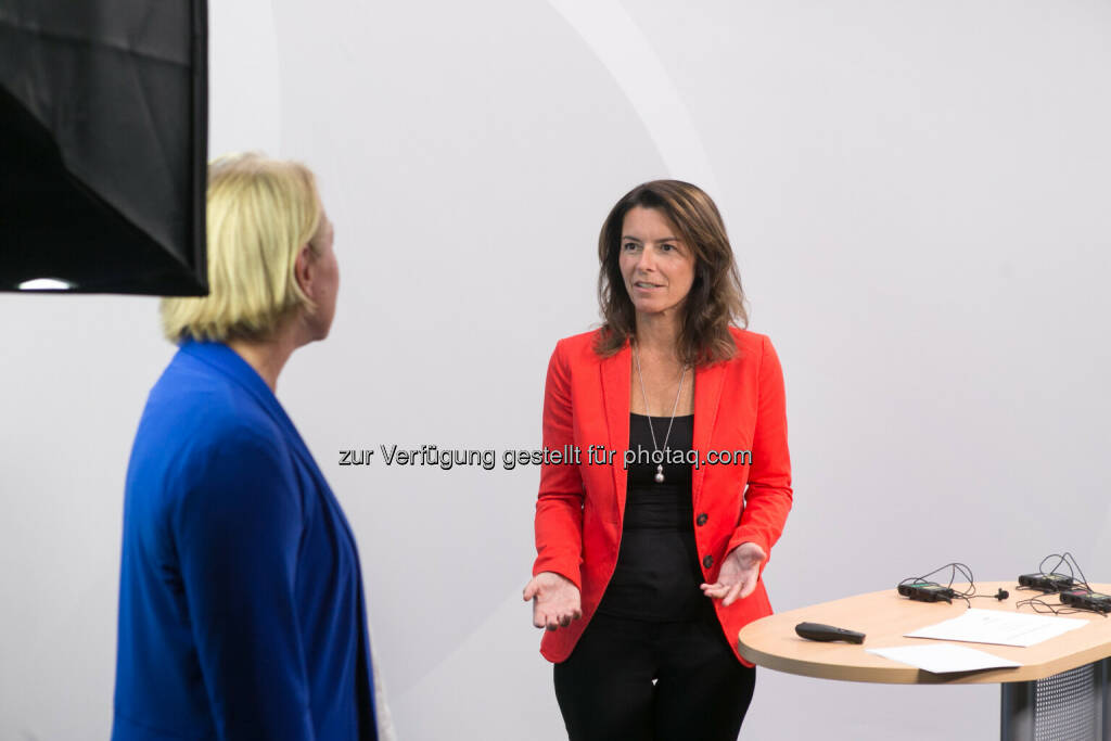 Heiker Arbter (RCB), Gudrun Egger (Erste Group), © Martina Draper/ZFA (22.09.2020) 