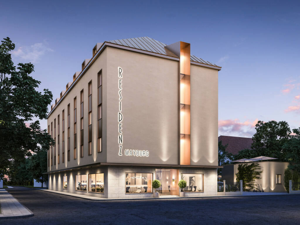 Mit dem Investment „Residenz Mayburg by Marriott“ schließt IFA eine Marktnische in Salzburg und bietet privaten und institutionellen Anlegern ein Investment mit mittelfristigem Anlagehorizont.  Investoren können sich ab 108.150 Euro über Anteile an der Kommanditgesellschaft „Mayburg GmbH & Co KG“ daran beteiligen. Anleger profitieren von einer durchschnittlichen Eigenkapital-Rendite von über 4 % p.a. nach Steuer, monatlichem Kapitalrückfluss aus Pachteinnahmen ab Eröffnung sowie einem zusätzlichen Benefit für jeden Beteiligten durch Wertsteigerungspotenzial bei Exit/Verkauf der Immobilie im Jahr 2032. Die Fertigstellung ist für 2022 geplant. Fotocredit:IFA AG (24.09.2020) 