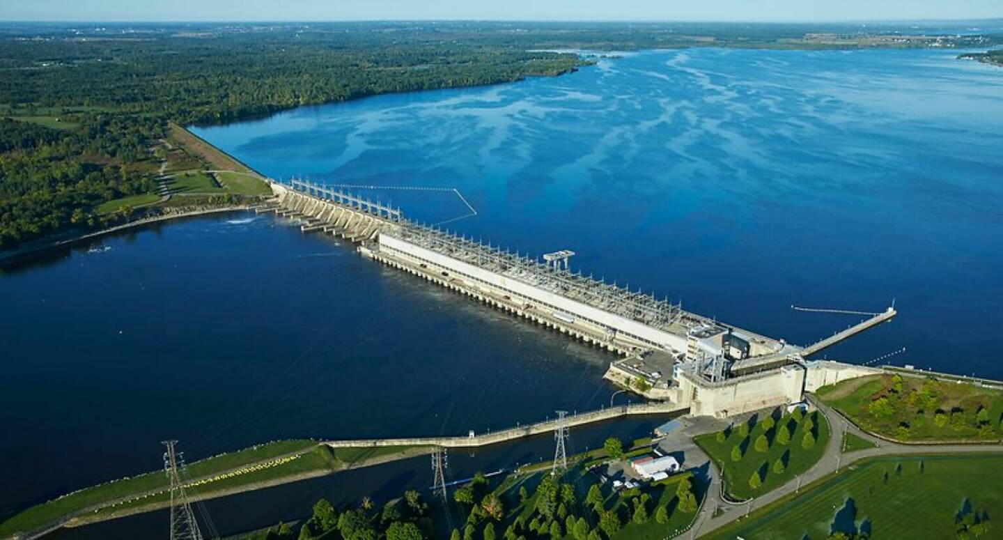 Andritz erhält umfassenden Sanierungsauftrag von Hydro-Québec, Kanada, Wasserkraftwerk Carillon am Ottawa River, Kanada © Hydro-Québec