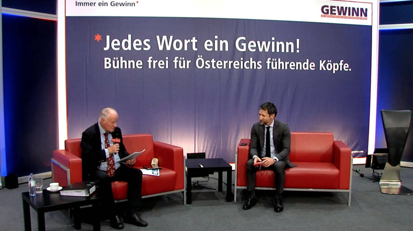 Gewinn-Herausgeber Georg Wailand, Thomas Schaufler (Erste Group)