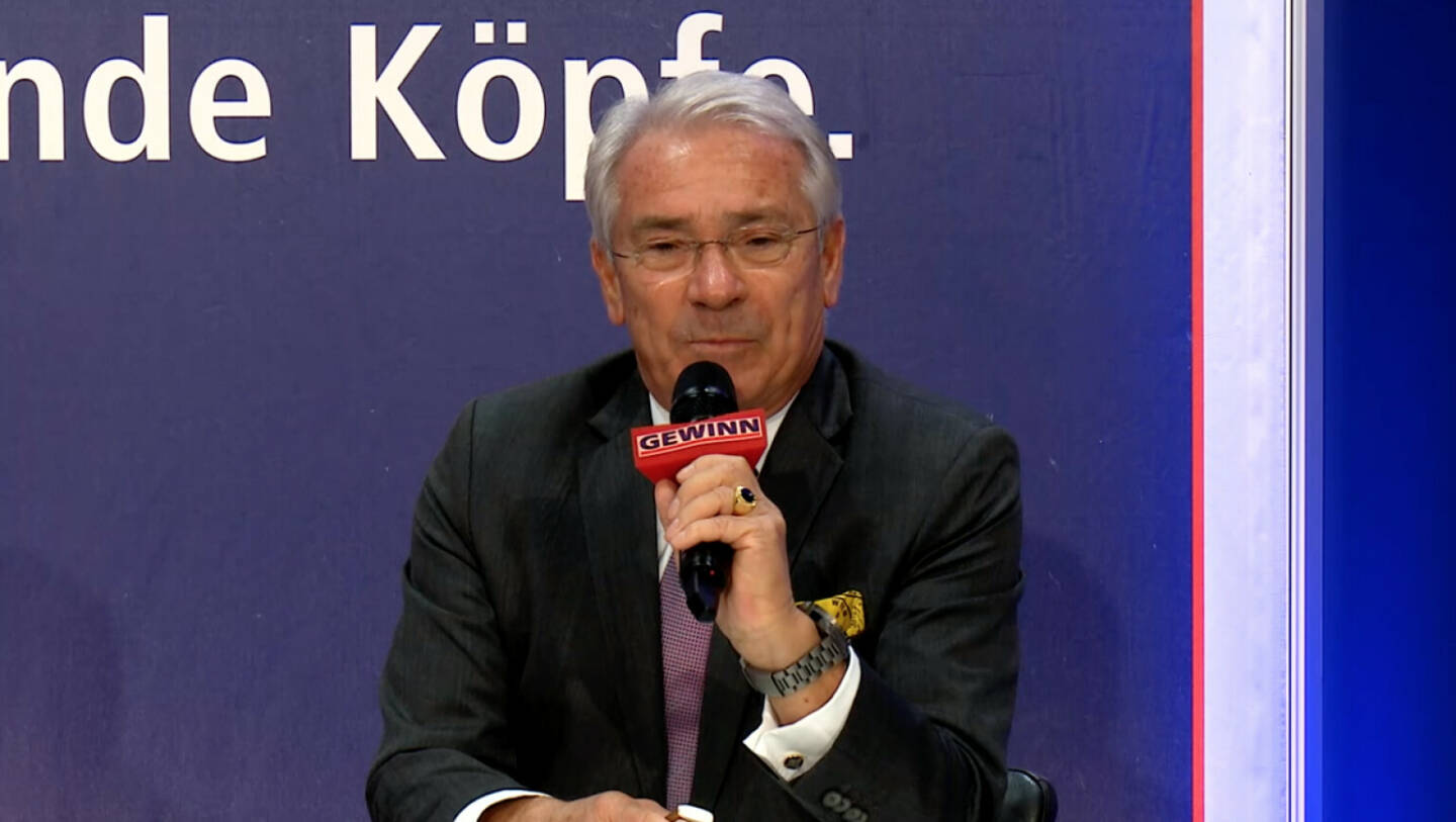 Österreichische Post-CEO Georg Pölzl bei der digitalen Gewinn-Messe 2020