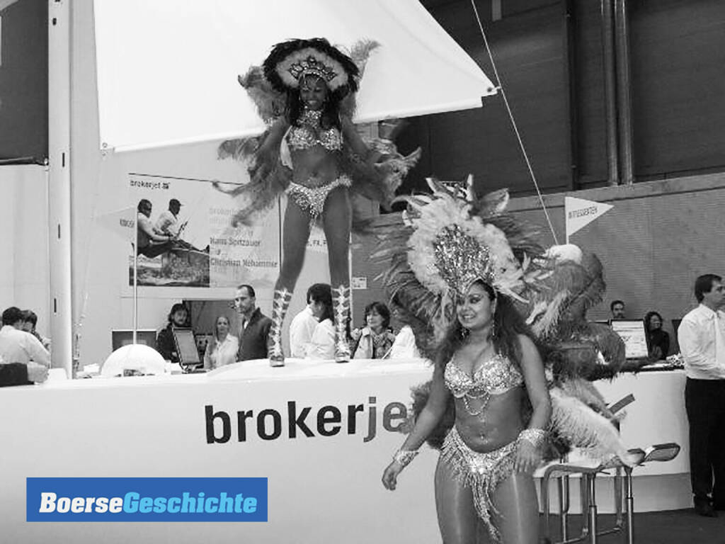 #boersegeschichte 2007: brokerjet schickt Sambatänzerinnen auf die Gewinn-Messe (23.10.2020) 