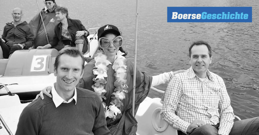 #boersegeschichte 2011: Gerfried Krifka, Susanna Baierl und Wolfgang Matejka bei der Invesco Coppa di Pedalo auf der Alten Donau (11.11.2020) 