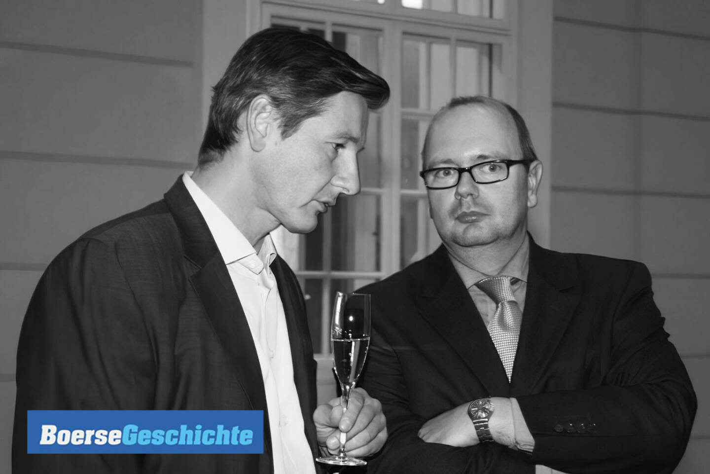 #boersegeschichte 2010: Alexander Schütz (C-Quadrat) und Roland Meier (TeleTrader) anlässlich 15 Jahre TeleTrader